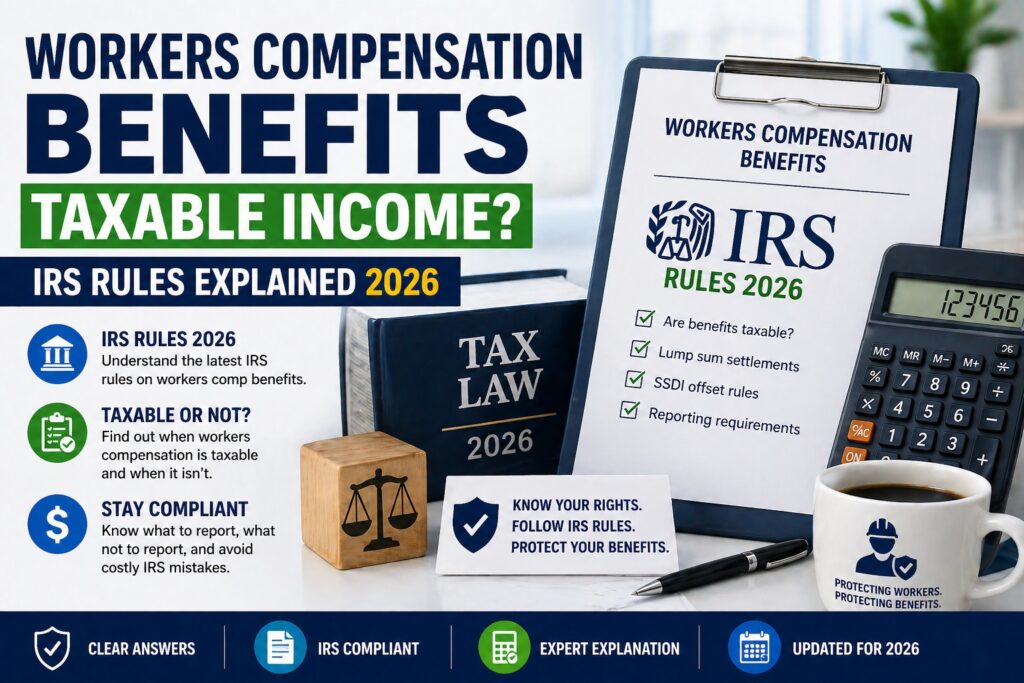 Workers Compensation Benefits Taxable Income IRS Rules 2026
