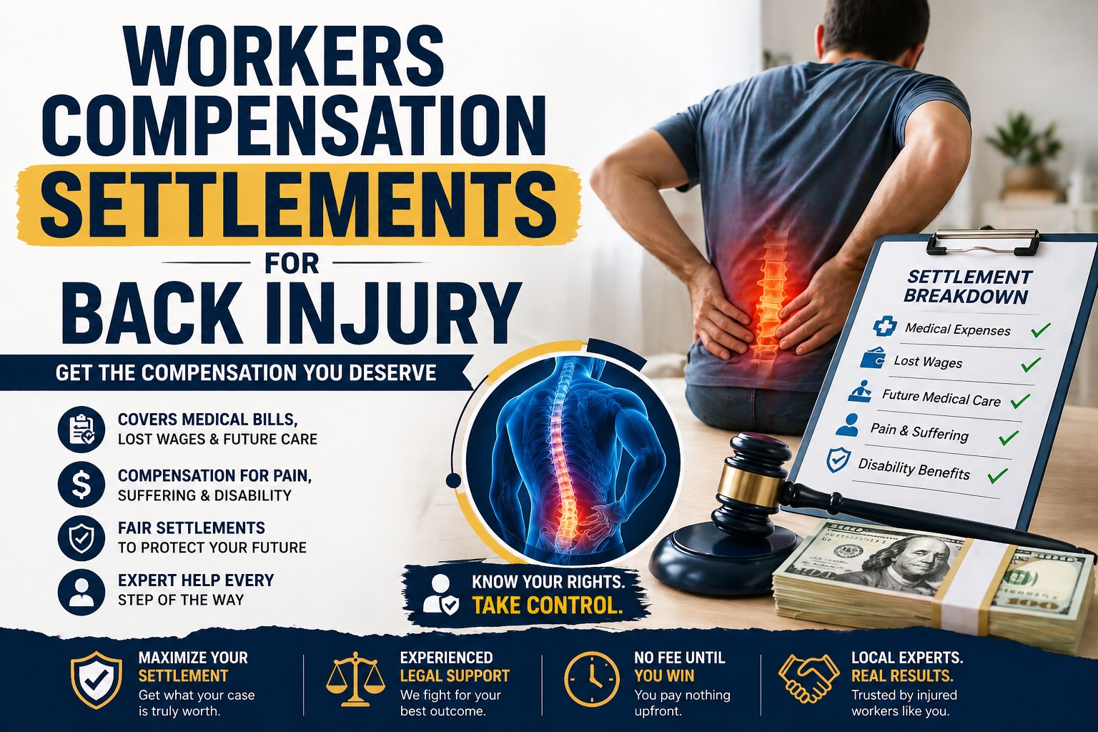 Workers Compensation Settlements for Back Injury