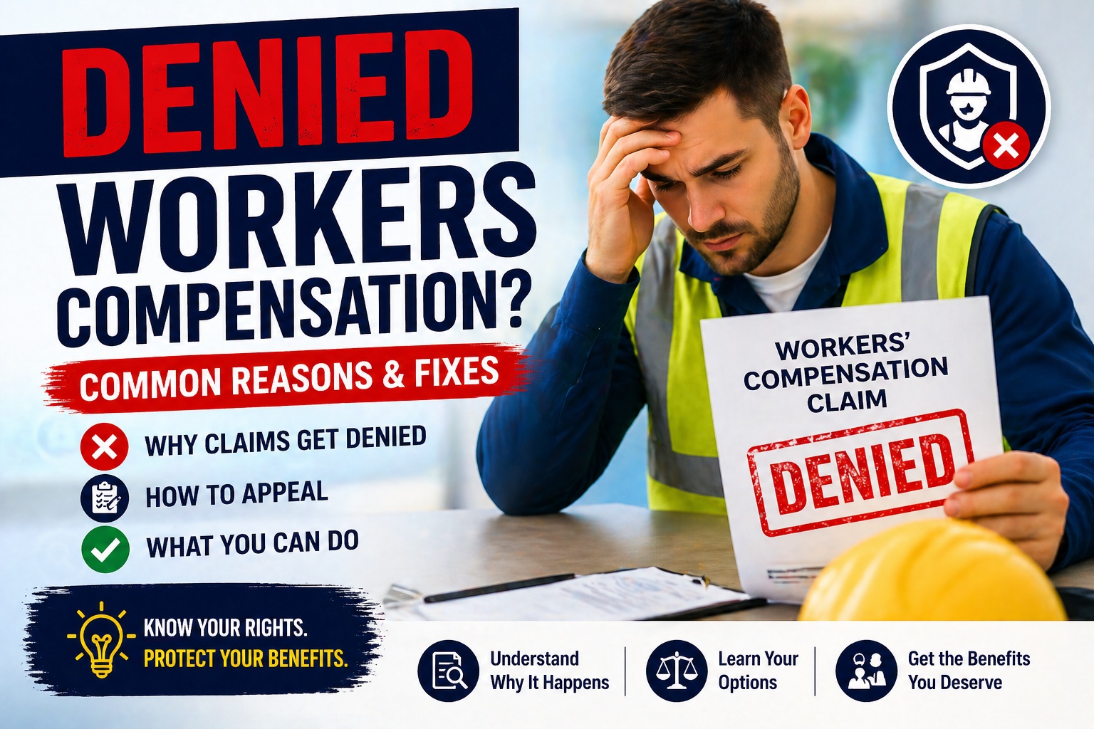 denied workers compensation claim reasons