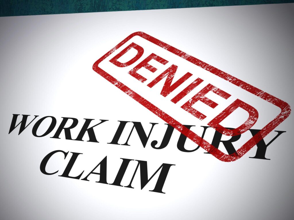 denied workers compensation claim 