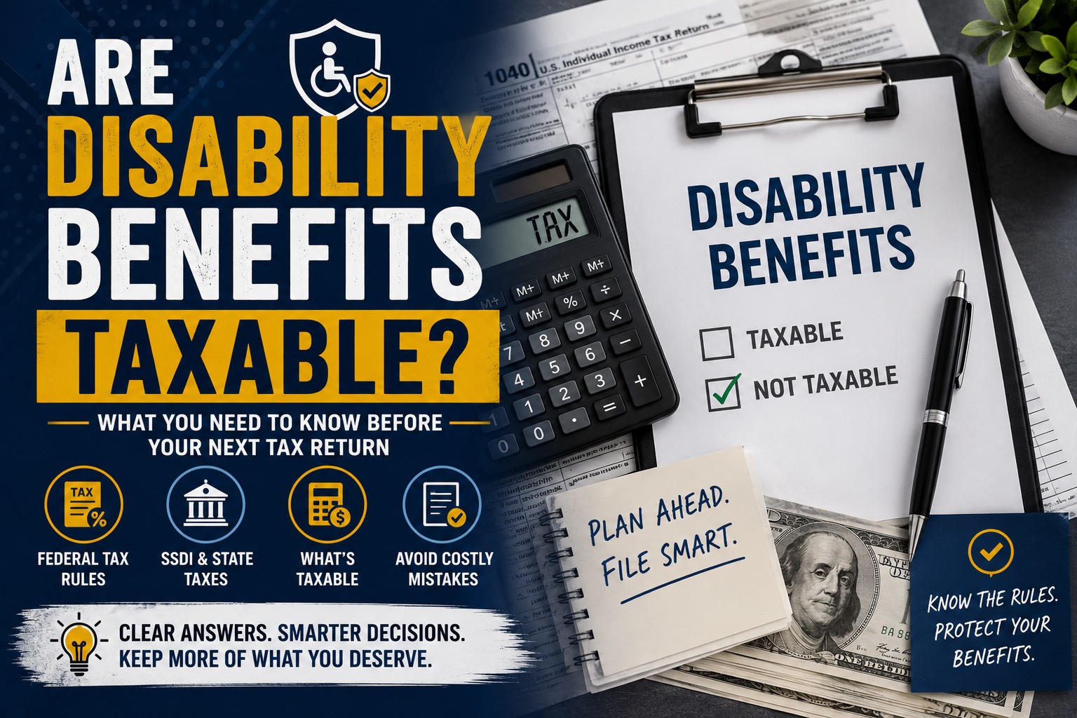 Are Disability Benefits Taxable