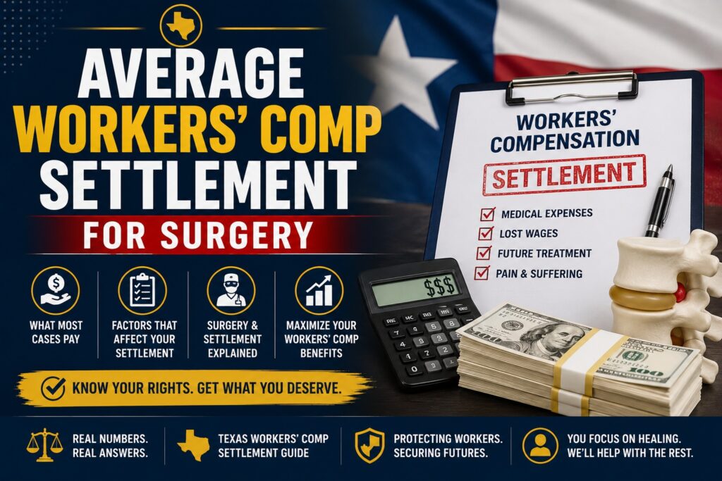 Average Workers' Comp Settlement for Surgery