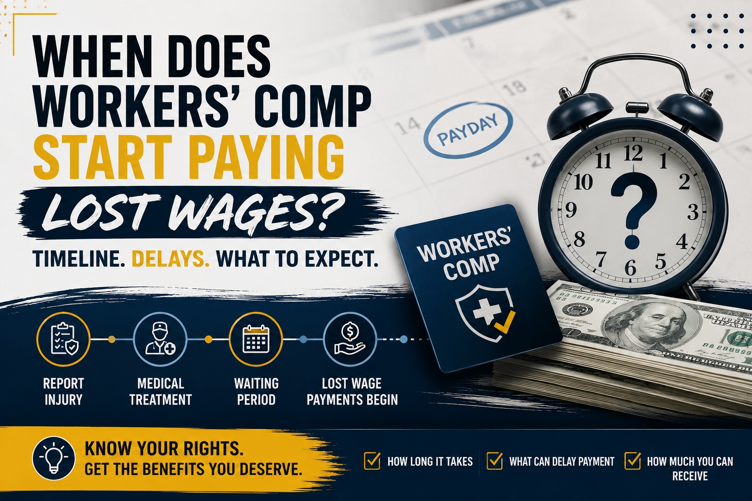When Does Workers' Comp Start Paying Lost Wages