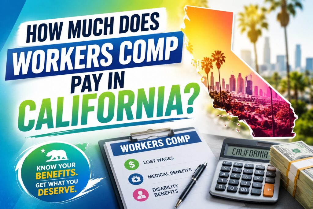how much does workers comp pay in California